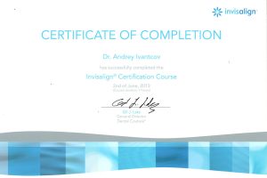 Сертификаты и дипломы врачей Центра имплантации 'Super Smile' №7